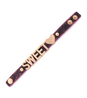 BCBGeneration™ Coral and Rose Goldtone Sweet Affirmation Bracelet