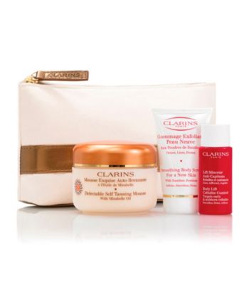 Clarins® Sun Kissed Beauty Delectable Self Tanning Kit for Face & Body (A $58 Value)