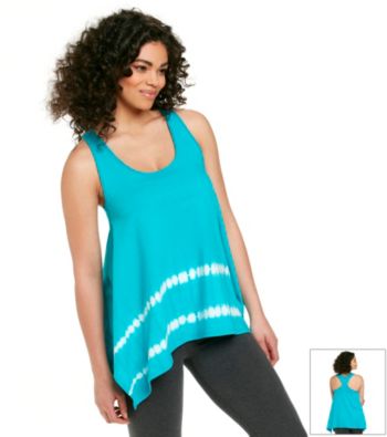 Steve Madden Pacific Blue Tie Dye Knit Swing Tank