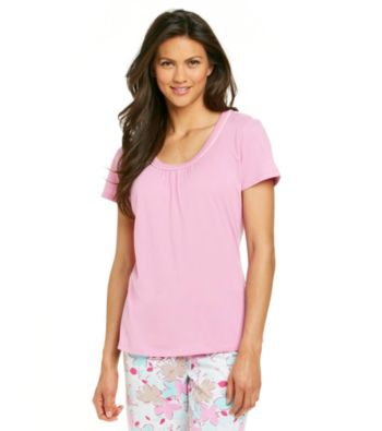 Jockey® Pink Scoopneck Top