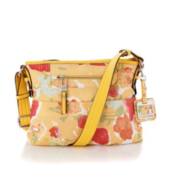 Homepage  handbags accessories  tyler rodan water floral yellow ...