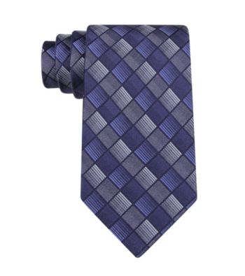 John Bartlett Statements Men's Blue Parquet Geo Tie