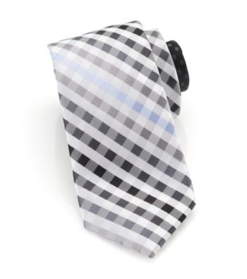 Perry Ellis Portfolio® Men's Black Luce Plaid Tie