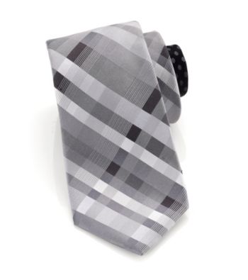 Perry Ellis Portfolio® Men's Black Sardinia Plaid Tie