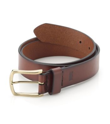 Levi's® Men's Brown 35MM Hand Tack Leather Belt