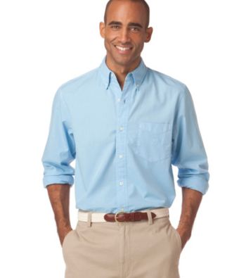 Chaps® Men's Montego Long Sleeve Solid Woven