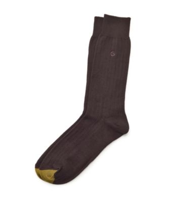GOLD TOE® Men's Rayon Rib Crew Socks