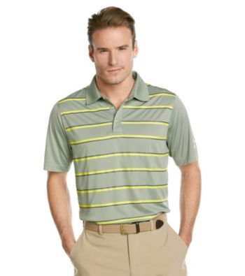 Callaway® Men's Short Sleeve Stripe Polo with Vented Back