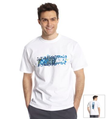 Nike® Men's White Blocks Tee