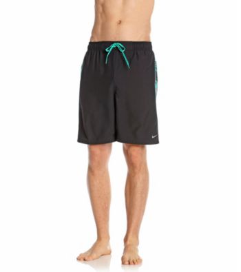 Nike® Men's Atomic Teal Palm Break Splice Swim Short