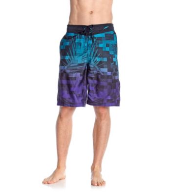 Speedo® Men's Prism Violet Digital Palm E-Board Short