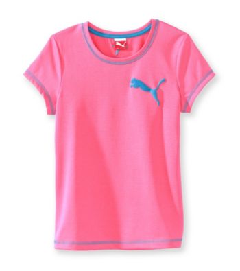 PUMA® Girls' 7-16 Pink Active Tee