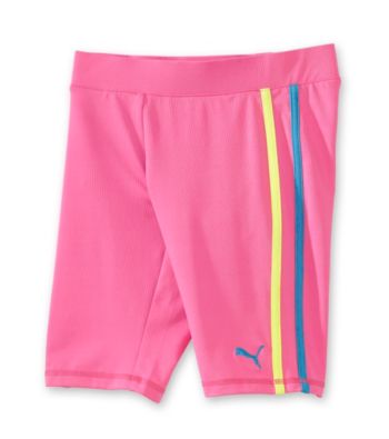 PUMA® Girls' 7-16 Pink Biker Shorts