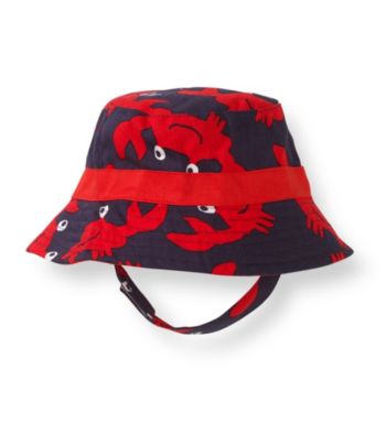 Carter's® Baby Boys' Navy/Red Crab Swim Hat