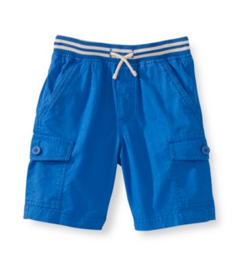 Ruff Hewn Boys' 2T-7 Drawstring Rib Waistband Solid Cargo Shorts
