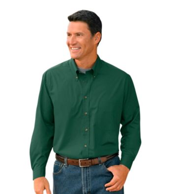 Harbor Bay® Men's Big & Tall Easy-Care Solid Sport Shirt