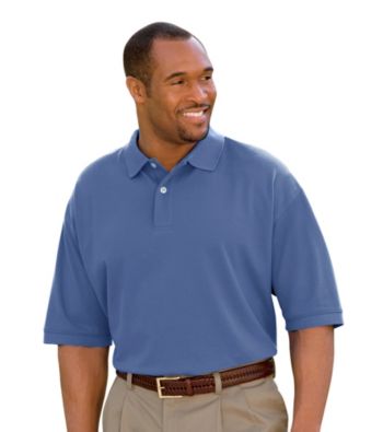 Harbor Bay® Men's Big & Tall Short Sleeve Pique Polo
