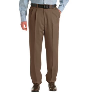 Oak Hill® Men's Big & Tall Pleated Microfiber Pant