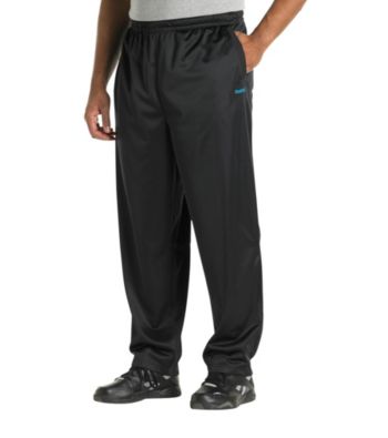 Reebok® Men's Big & Tall Black Play Dry® Classic Track Pant