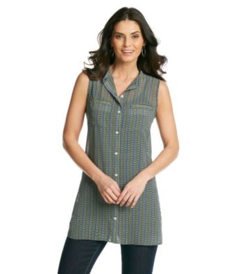 Skye's The Limit Sleeveless Printed Woven Tunic