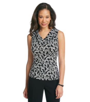 Evan-Picone® Printed Tank Top