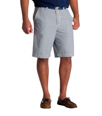 True Nation™ Men's Big & Tall Grey Check Short