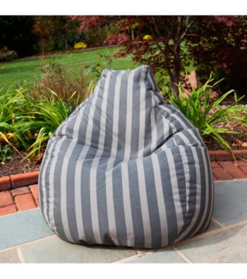 Gold Medal Parkway Carbon Outdoor Weather Resistant Tear Drop Bean Bag