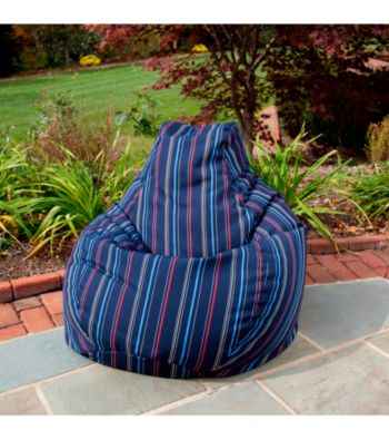 Gold Medal Timeline Nautical Outdoor Weather Resistant Tear Drop Bean Bag