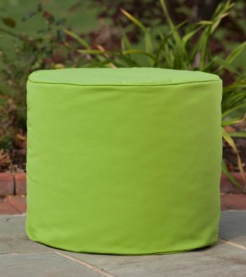 Gold Medal Solid Outdoor Weather Resistant Ottoman