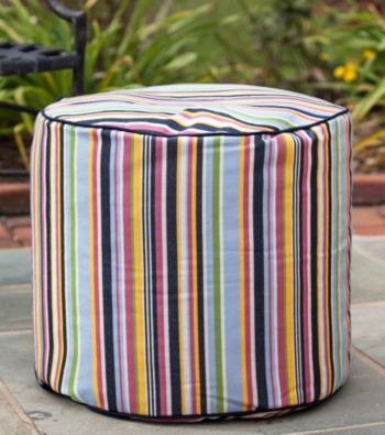 Gold Medal Steeplechase Malibu Outdoor Weather Resistant Ottoman