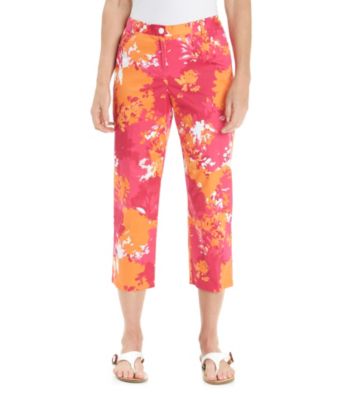 Ruby Rd.® Allover Floral Print Capri
