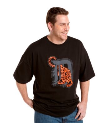 Majestic Mens's Big & Tall MLB Black Pop Team Tee