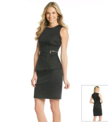 Calvin Klein Peplum Dress
