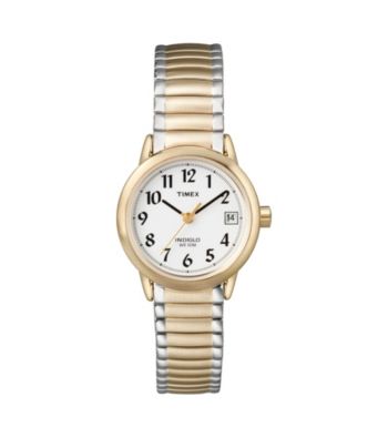 Timex® Women's Easty-To-Read Dial with Two-Tone Expansion Band
