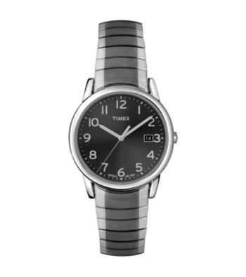 Timex® Men's Gunmetal Case, Gray Dial, Gunmetal Expansion Band