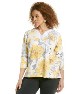 Alfred Dunner® Plus Size Printed Top