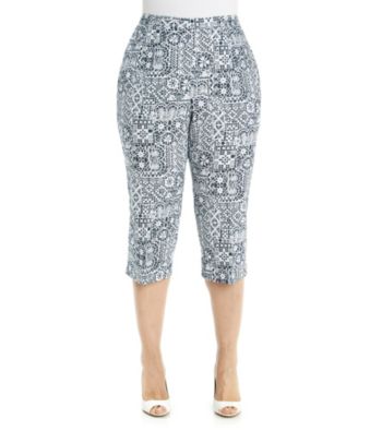 Alfred Dunner® Plus Size Print Capri