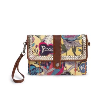 sakroots™byTheSak® Lemon Peace Artist Circle Convertible Clutch