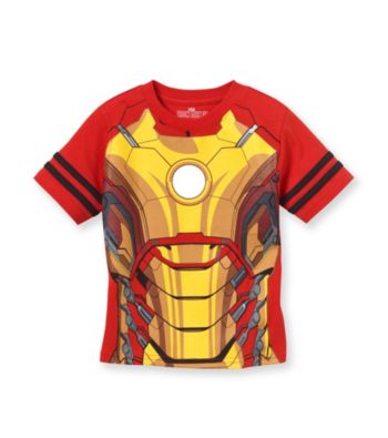Marvel® Boys' 2T-7 Red Short Sleeve Ironman Body Tee