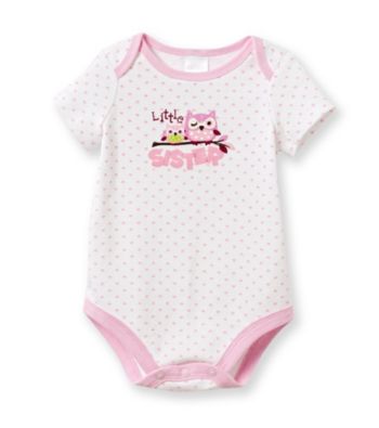 Cuddle Bear® Baby Girls' Pink Heart Print 