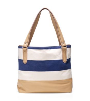 GAL Wide Stripe Tote