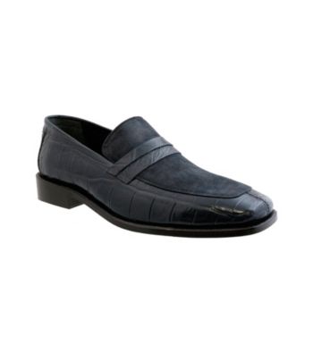 Giorgio Brutini® Men's Croco/Lizard Suede Moc-toe Slip-on