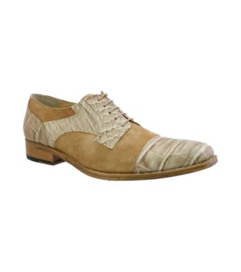 Giorgio Brutini® Men's Croco Print Cap-toe Oxford Shoe