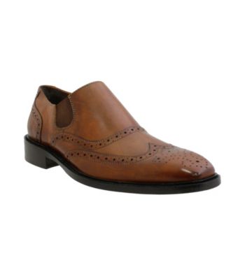 Giorgio Brutini® Men's Double Gore Wing-tip Slip-on Dress Shoe