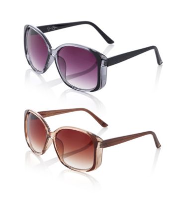 Jessica Simpson Plastic Glam Sunglasses