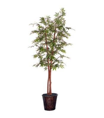 Vickerman 6' Deluxe Japanese Maple Rattan Basket