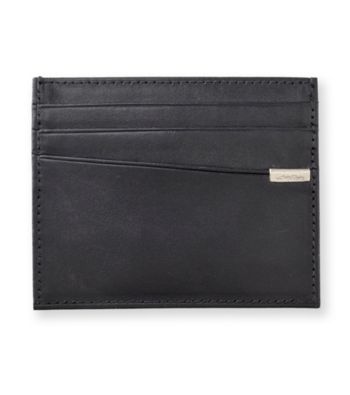 Calvin Klein Men's Black Card Case Wallet
