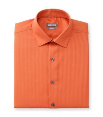 Kenneth Cole REACTION® Men's Harvest Orange Long Sleeve Dress Shirt
