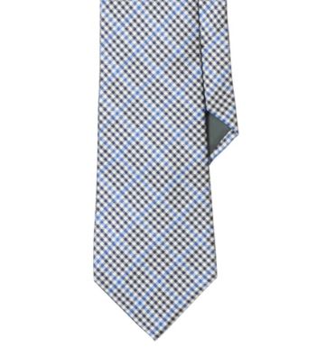 Lauren® Men's Navy Gingham Silk Tie