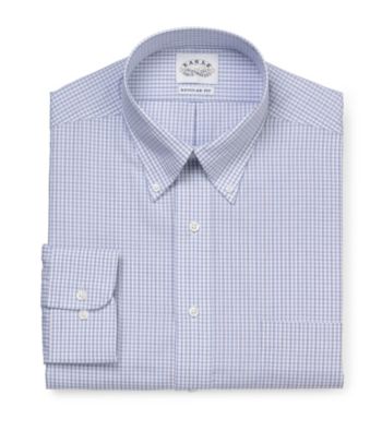 Eagle® Men's Blue Long Sleeve Dress Shirt